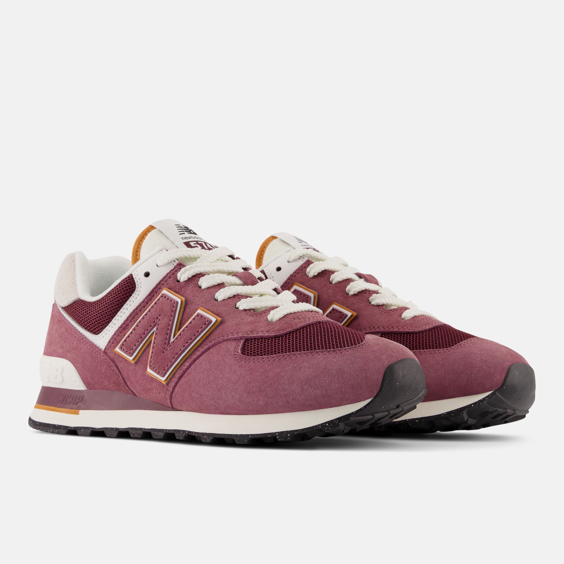 Burgundy new balance clearance 574 size 6