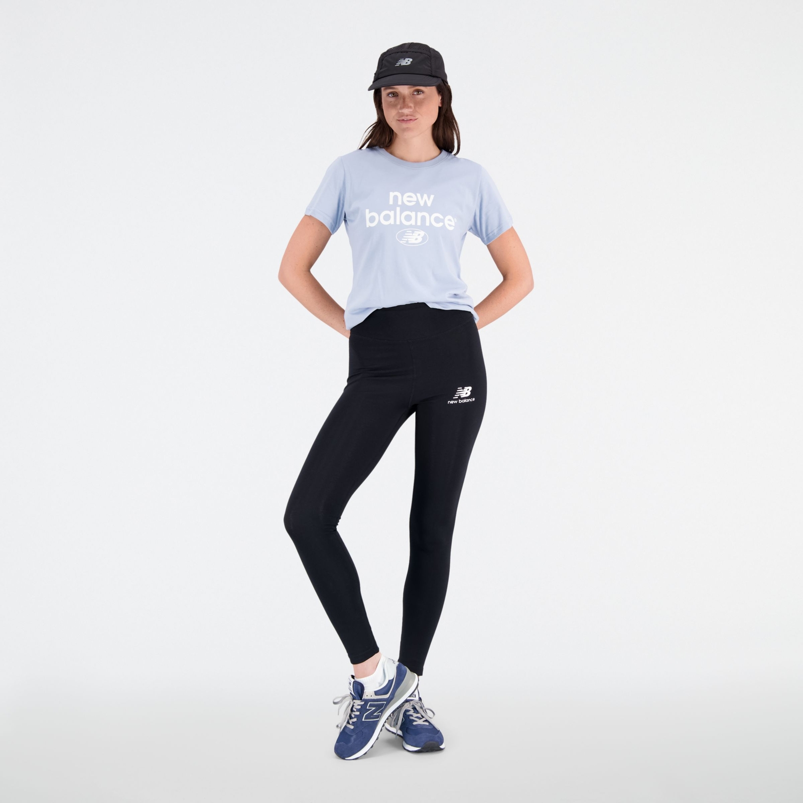 Essentials Stacked Logo Cotton Legging